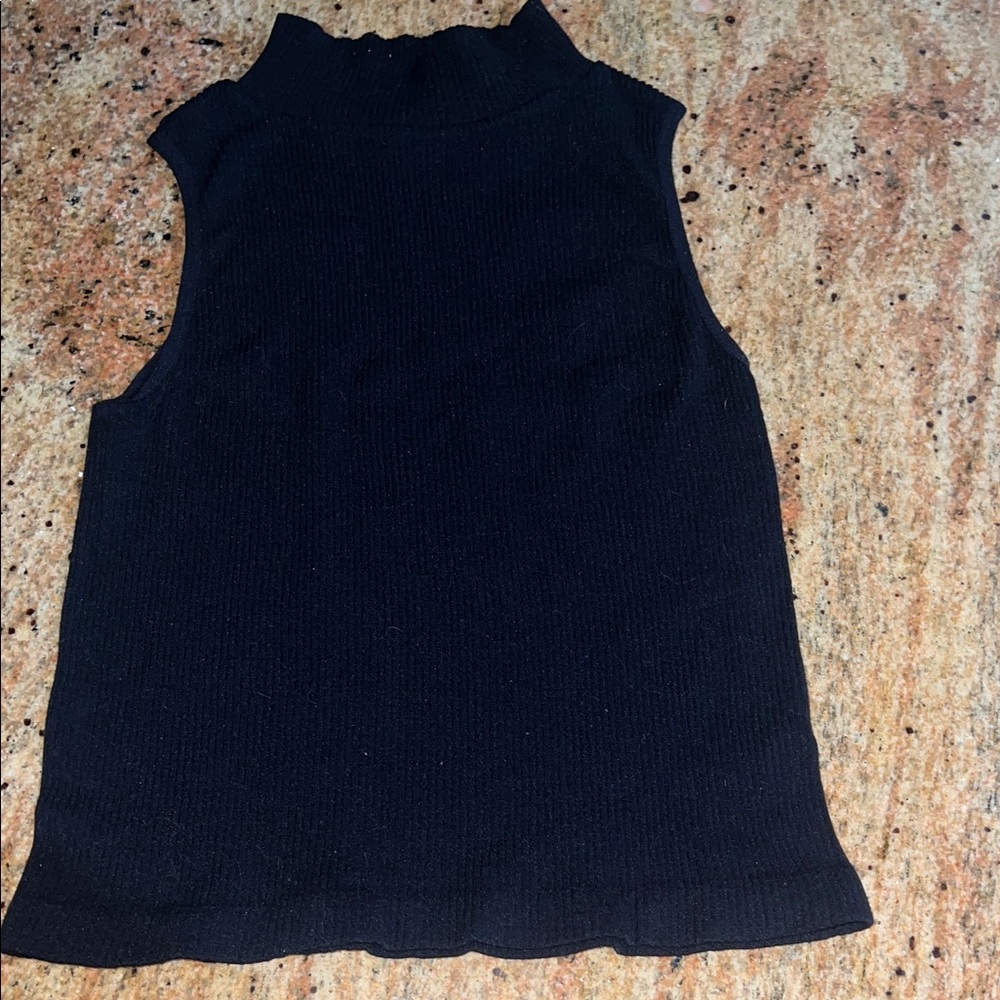 Elegant Black Sleeveless Tank Top